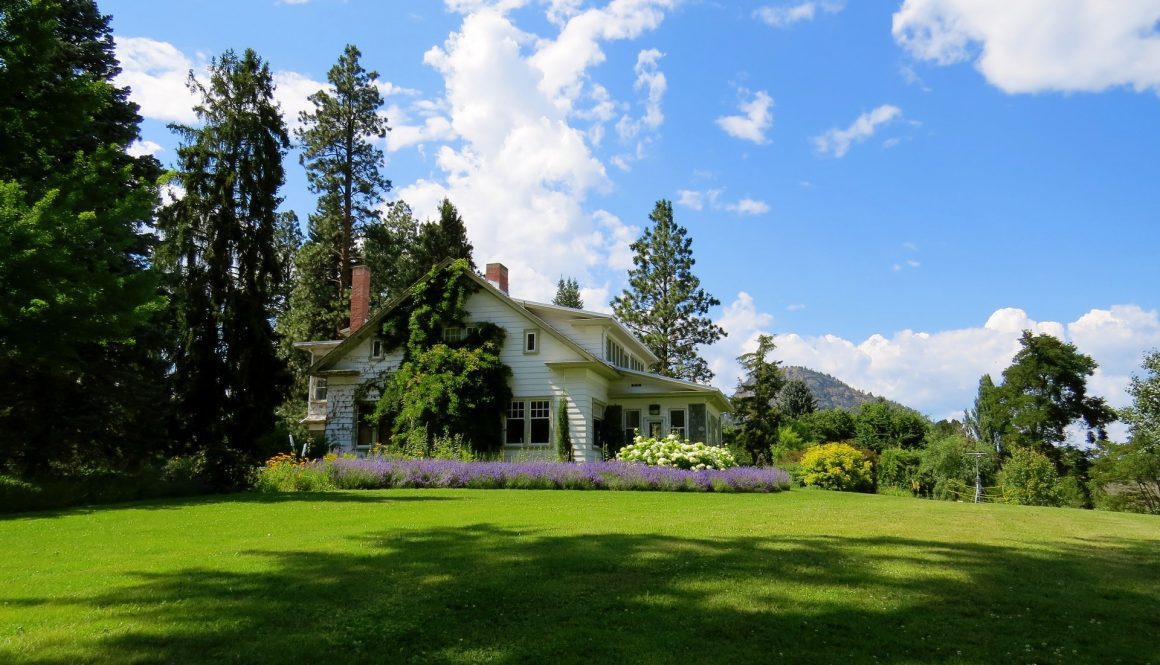 house-surrounded-by-green-grass-below-clouds-and-sky-226407